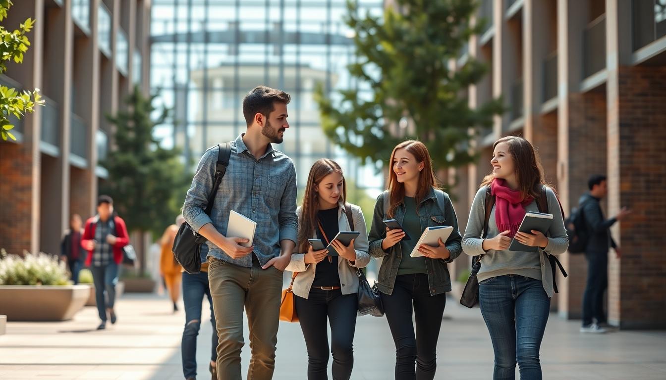 Students and educational resources in a modern learning environment