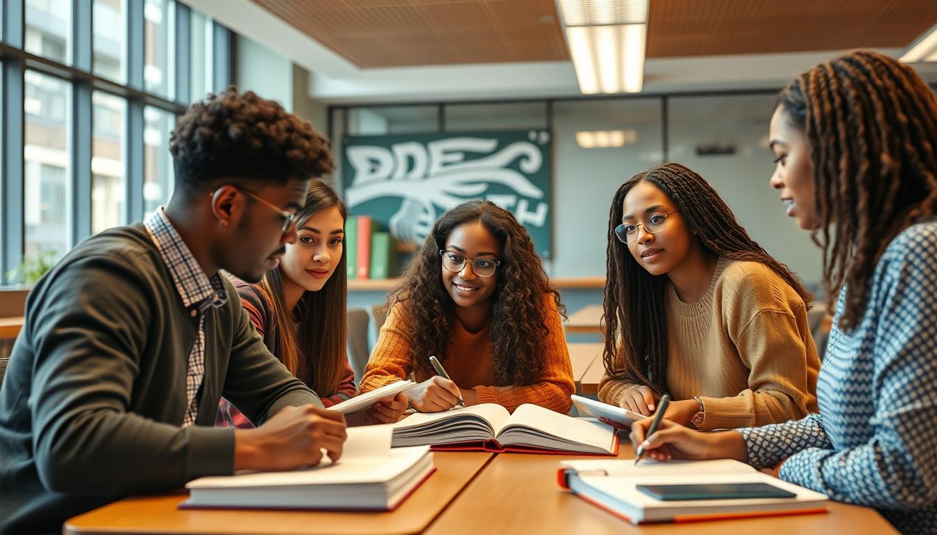 Digital learning platform with online study materials